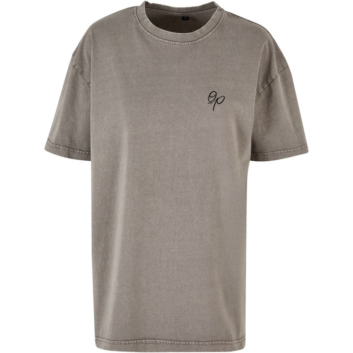 OP LADIES Acid Wash Oversize Tee
